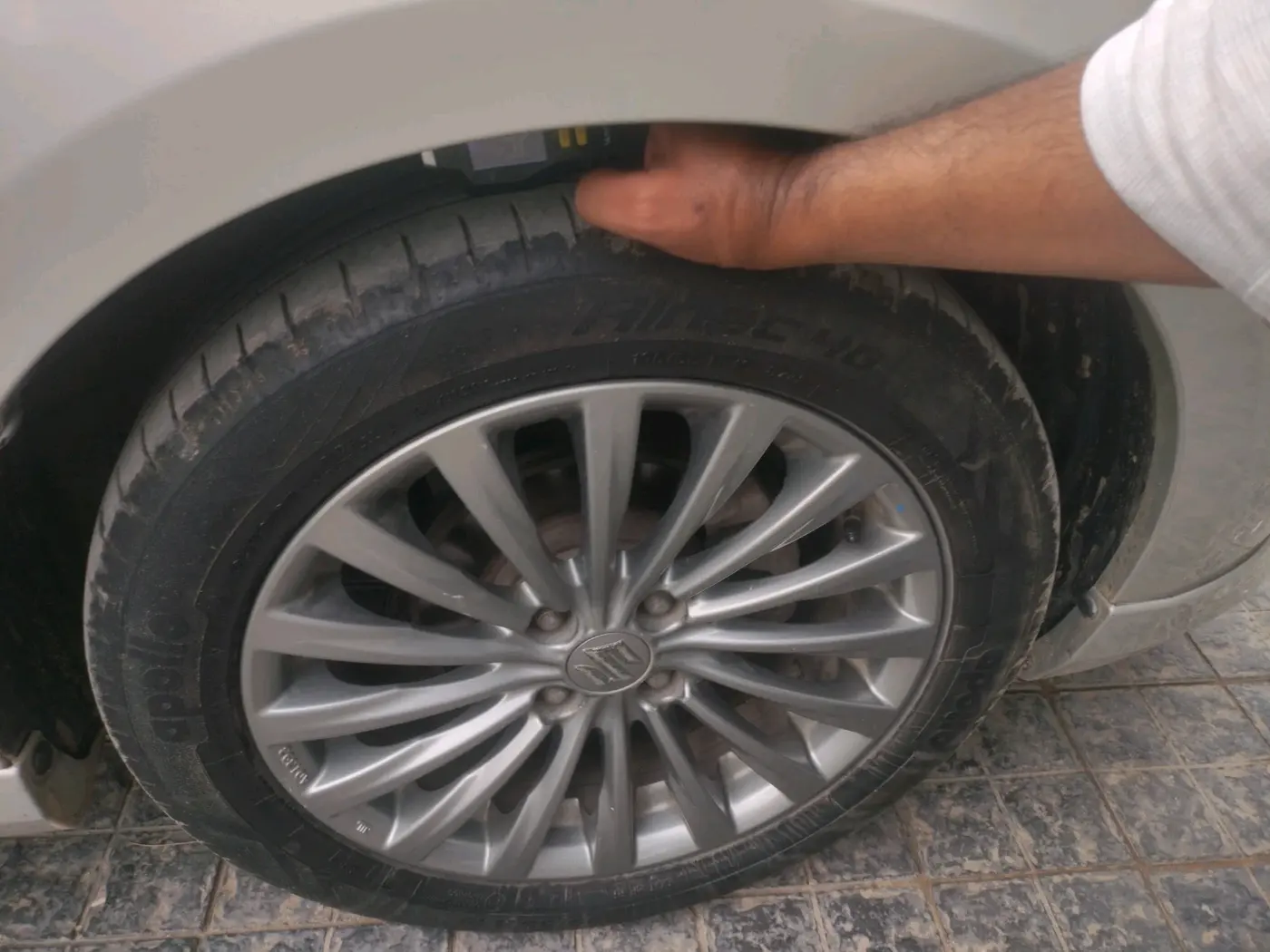 2016 Maruti Ciaz ZDI+ SHVS RS, Diesel, Manual, 77,438 km, tyre