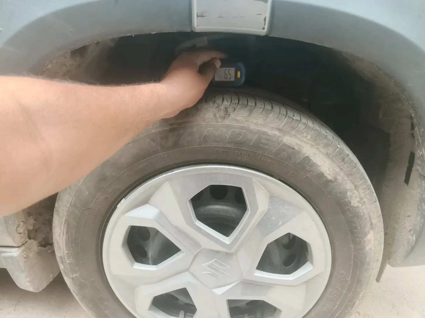2025 Maruti BREZZA LXI S- CNG, CNG, Manual, 10,175 km, tyre