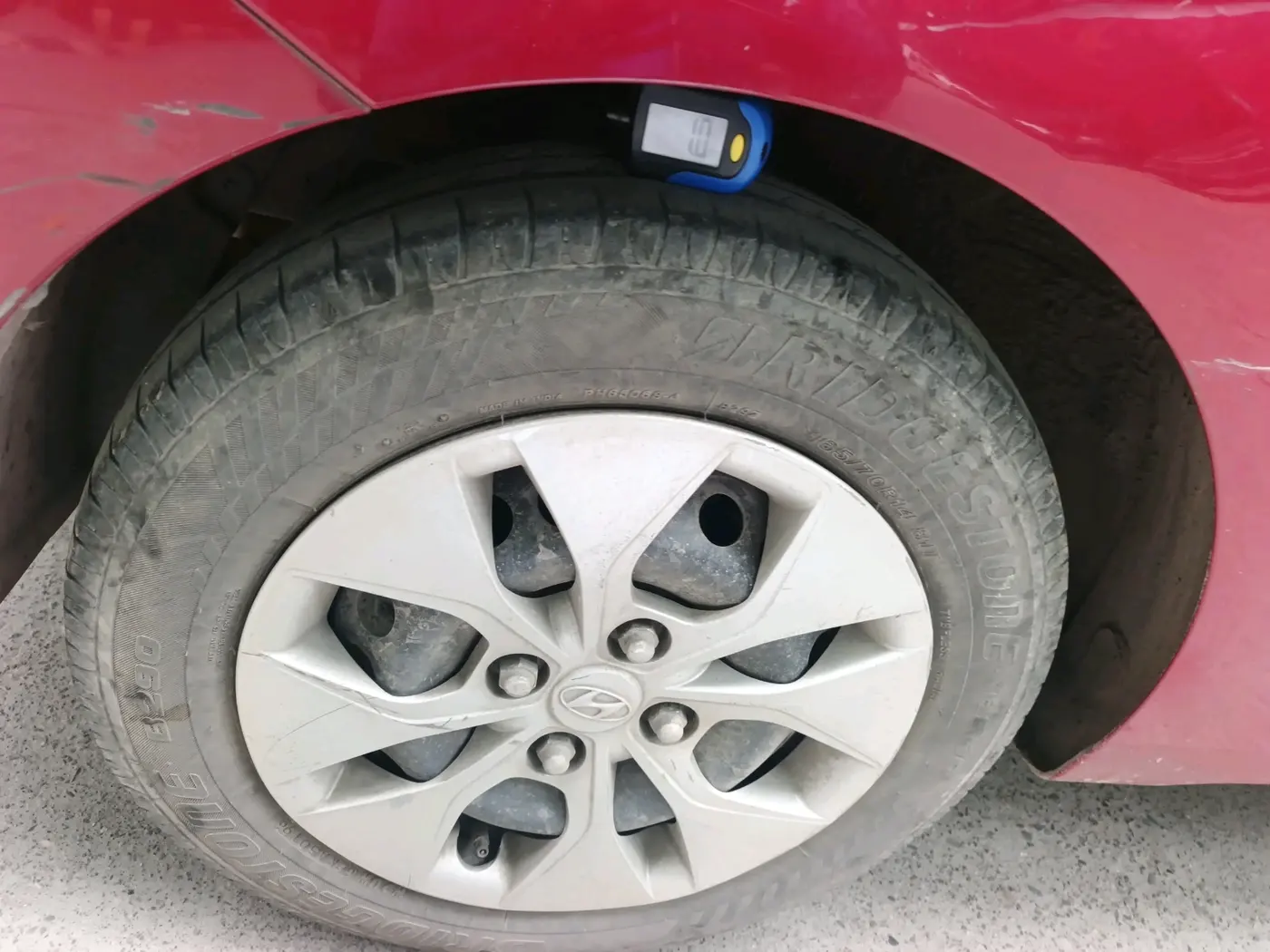 2014 Hyundai Xcent S 1.2, Petrol, Manual, 92,206 km, tyre