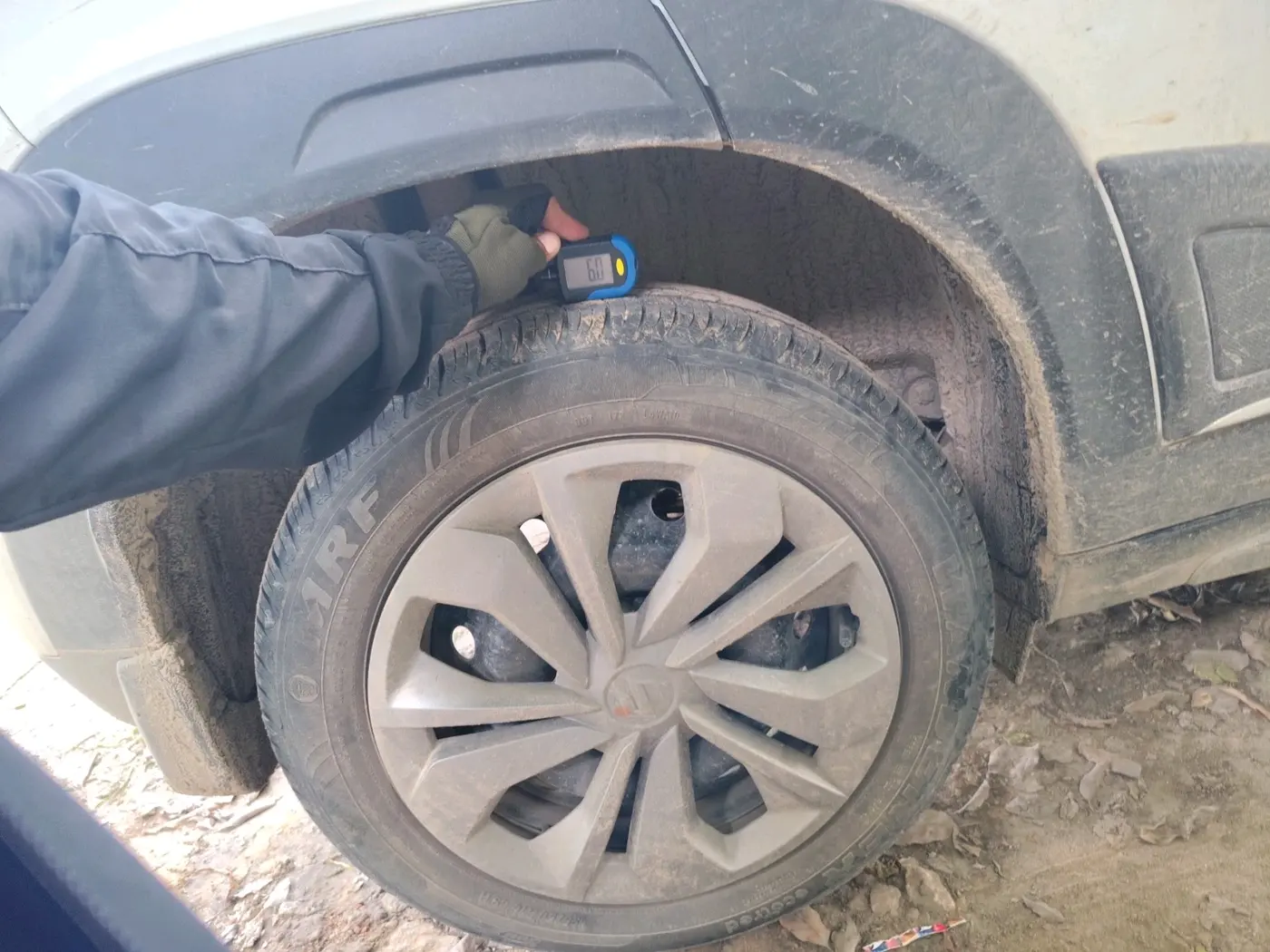 2026 Maruti FRONX DELTA CNG 1.2 MT, CNG, Manual, 14,139 km, tyre