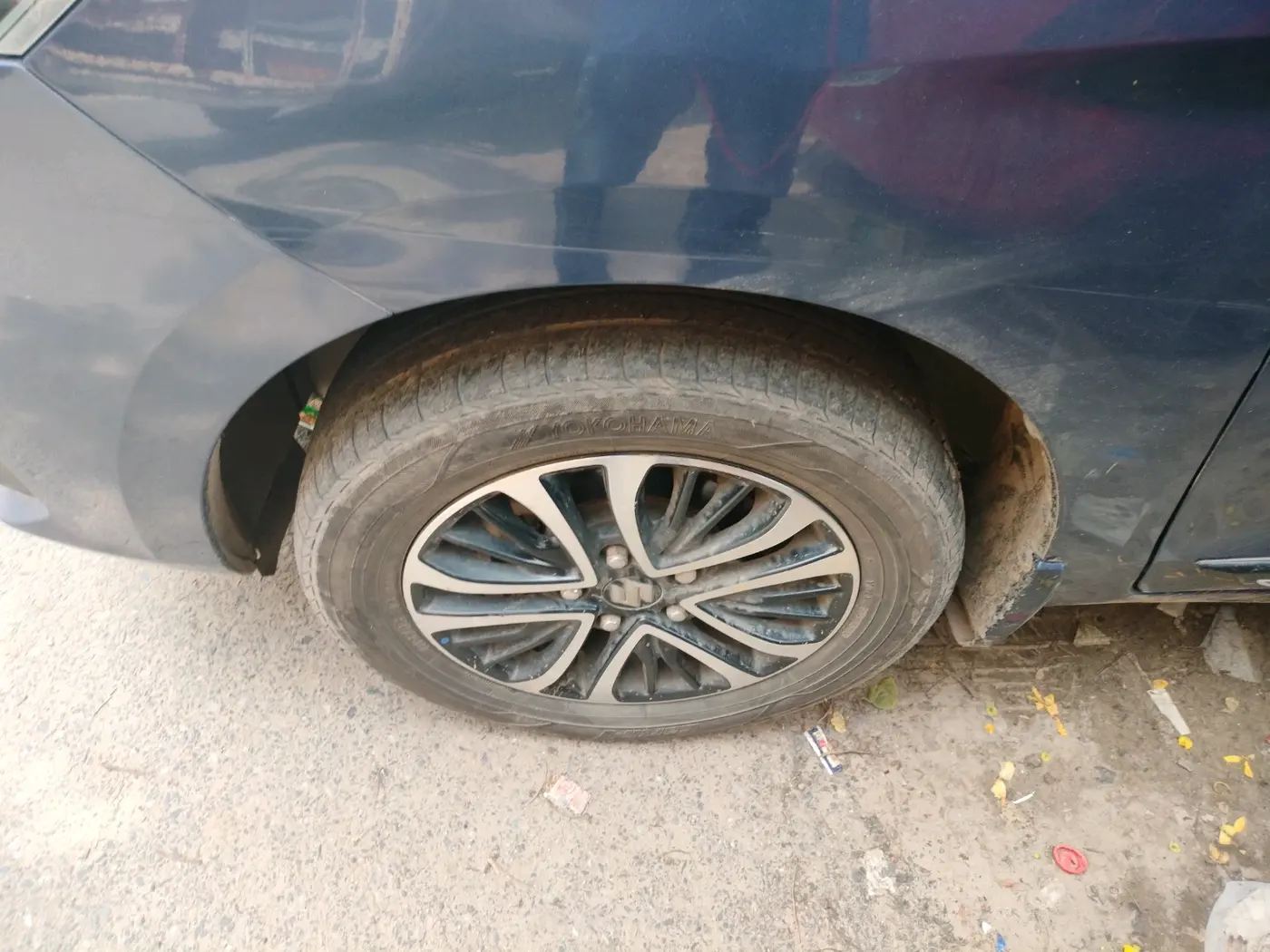 2023 Maruti Ertiga ZXI (O) CNG, CNG, Manual, 95,280 km, tyre