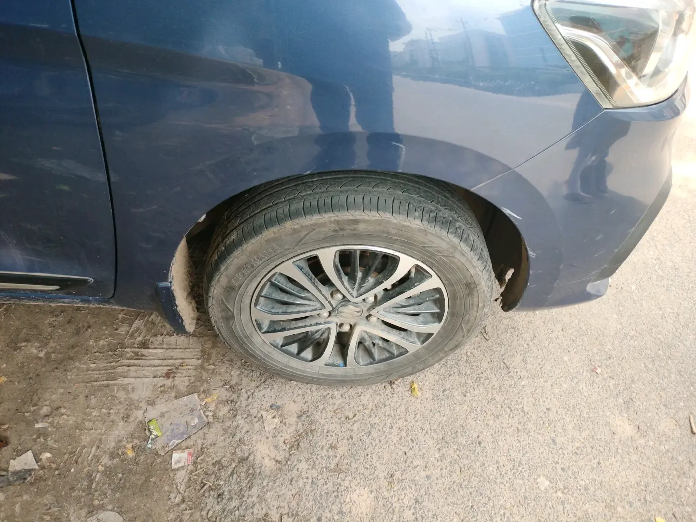 2023 Maruti Ertiga ZXI (O) CNG, CNG, Manual, 95,280 km, tyre