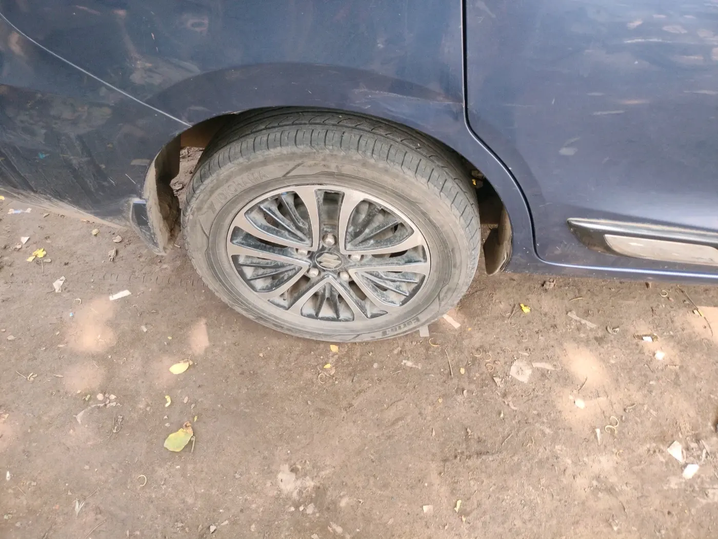 2023 Maruti Ertiga ZXI (O) CNG, CNG, Manual, 95,280 km, tyre