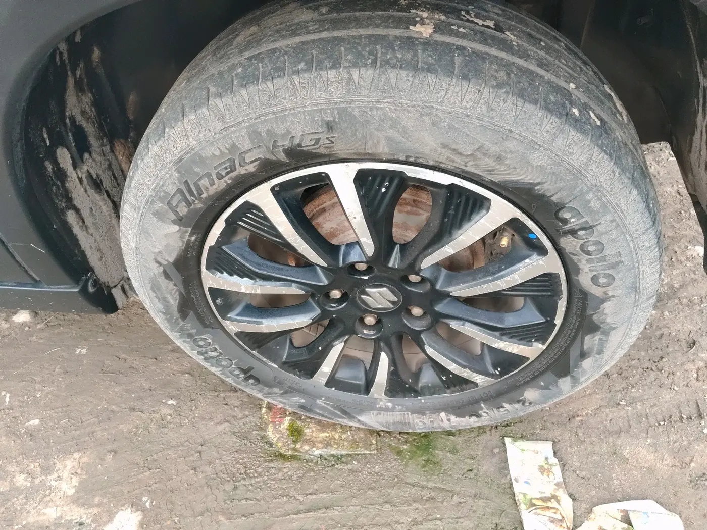 2022 Maruti Vitara Brezza ZXI PLUS, Petrol, Manual, 81,095 km, tyre