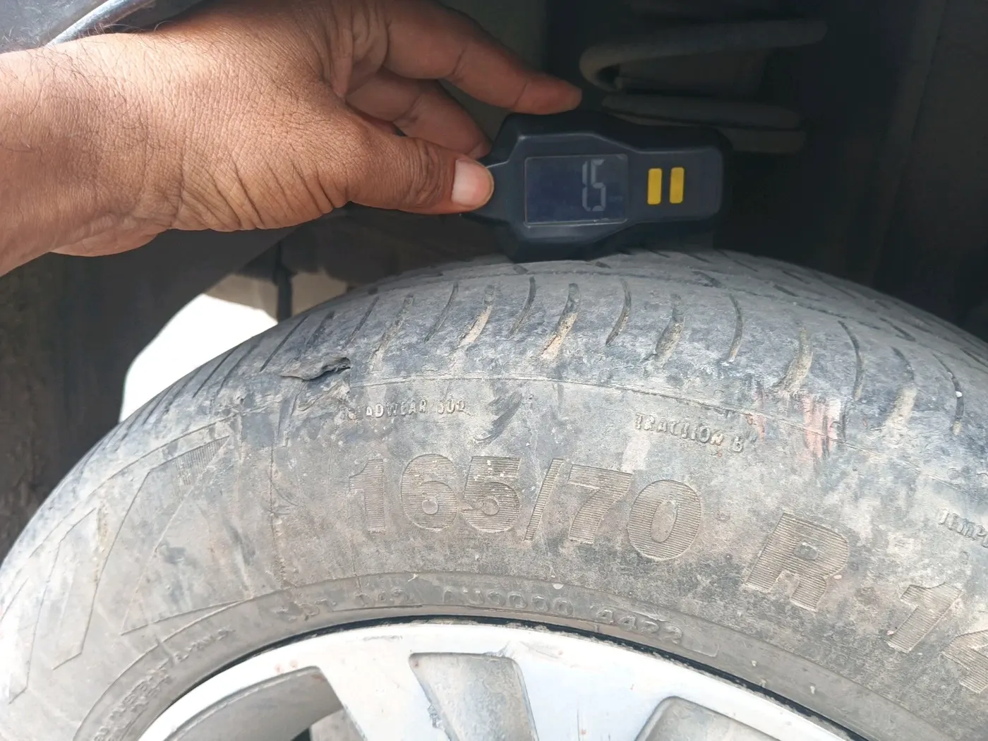 2022 Tata TIGOR XZ PLUS CNG, CNG, Manual, 57,729 km, tyre