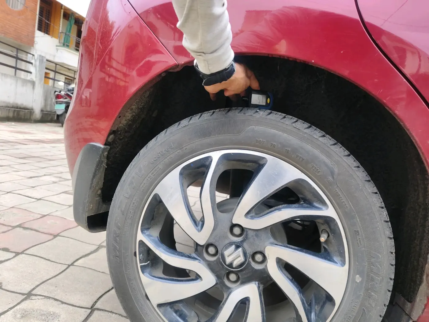 2019 Maruti Baleno ZETA PETROL 1.2, Petrol, Manual, 1,47,302 km, tyre