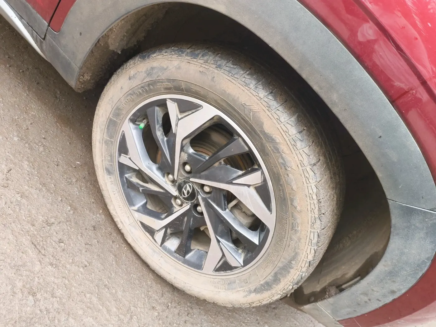 2021 Hyundai Creta SX (O) IVT 1.5 PETROL, Petrol, Automatic, 48,326 km, tyre
