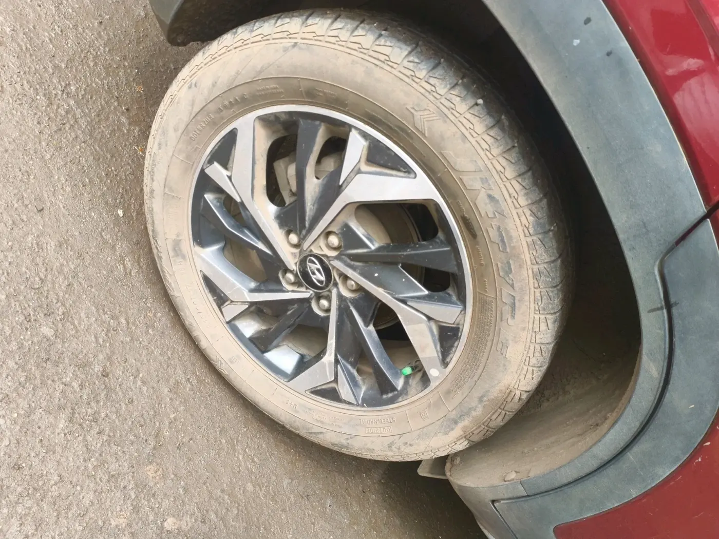 2021 Hyundai Creta SX (O) IVT 1.5 PETROL, Petrol, Automatic, 48,326 km, tyre