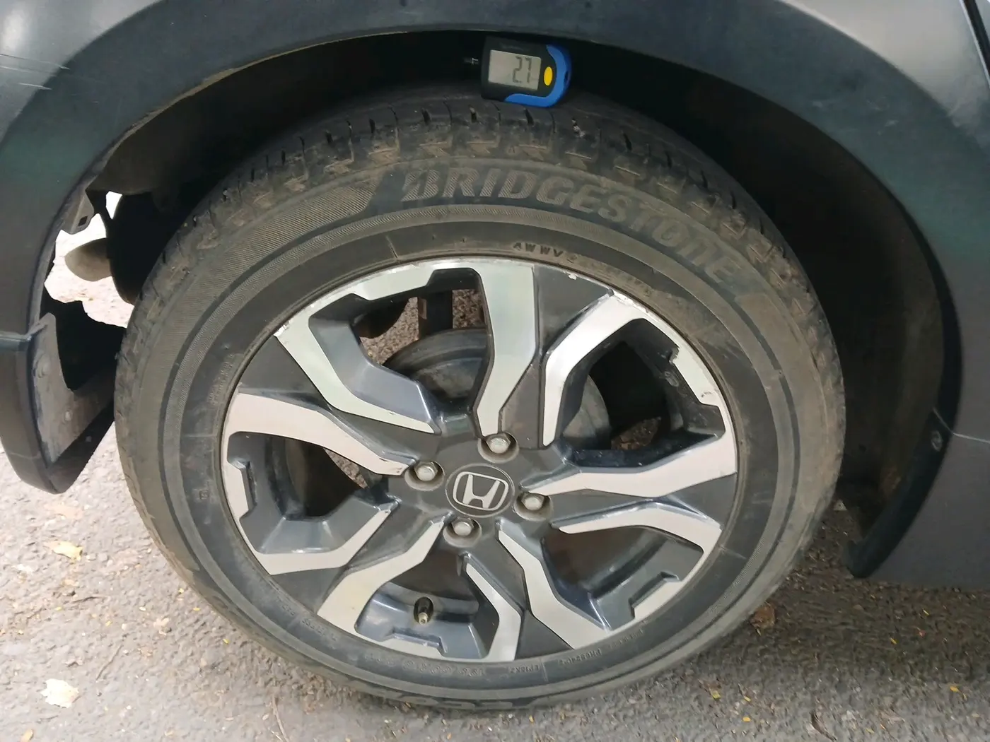 2019 Honda WR-V 1.2L I-VTEC S MT, CNG, Manual, 91,753 km, tyre