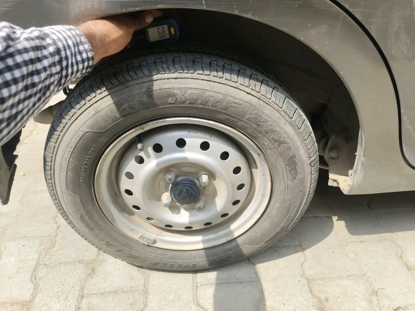 2020 Maruti New Wagon-R LXI CNG (O) 1.0, CNG, Manual, 1,60,463 km, tyre