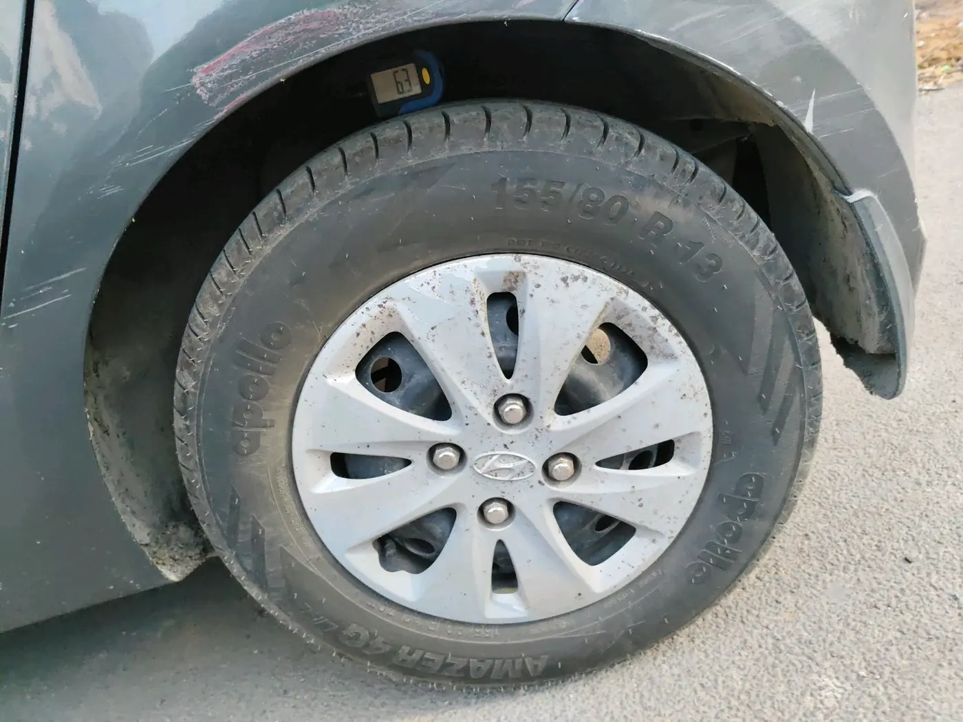 2012 Hyundai i10 SPORTZ 1.2, Petrol, Manual, 97,016 km, tyre